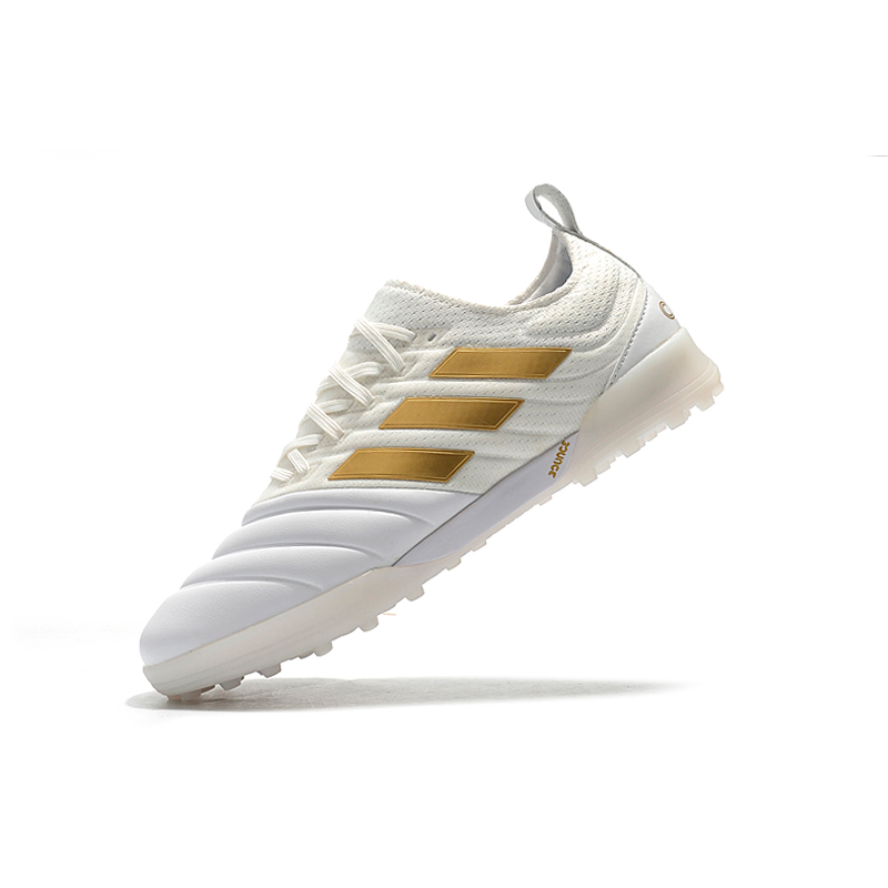 Adidas Copa 20.1 TF - Branco e Dourado
