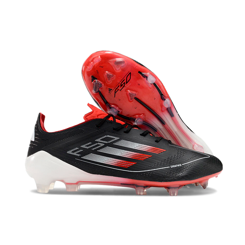 Adidas F50 Elite FG - Preto, Branco e Vermelho