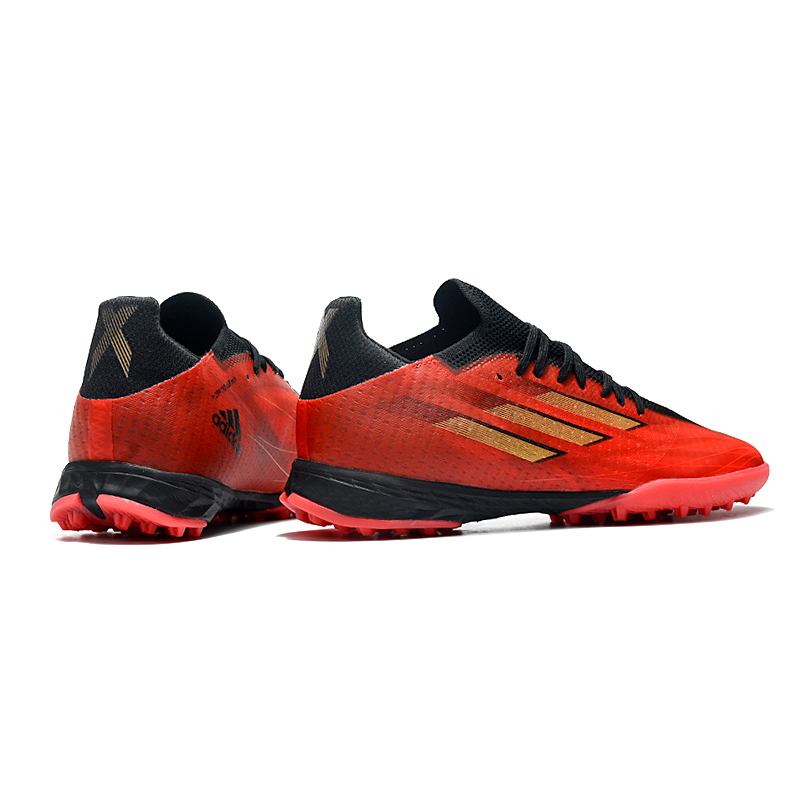 Adidas X Speedflow.1 TF - Vermelho e Dourado