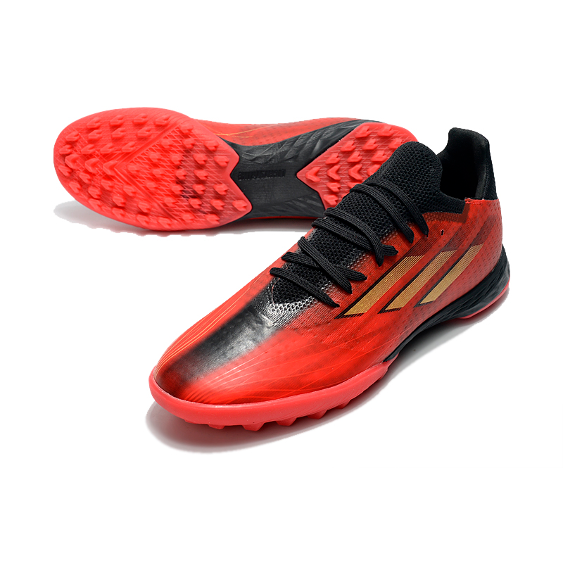 Adidas X Speedflow.1 TF - Vermelho e Dourado