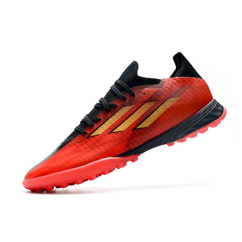 Adidas X Speedflow.1 TF - Vermelho e Dourado