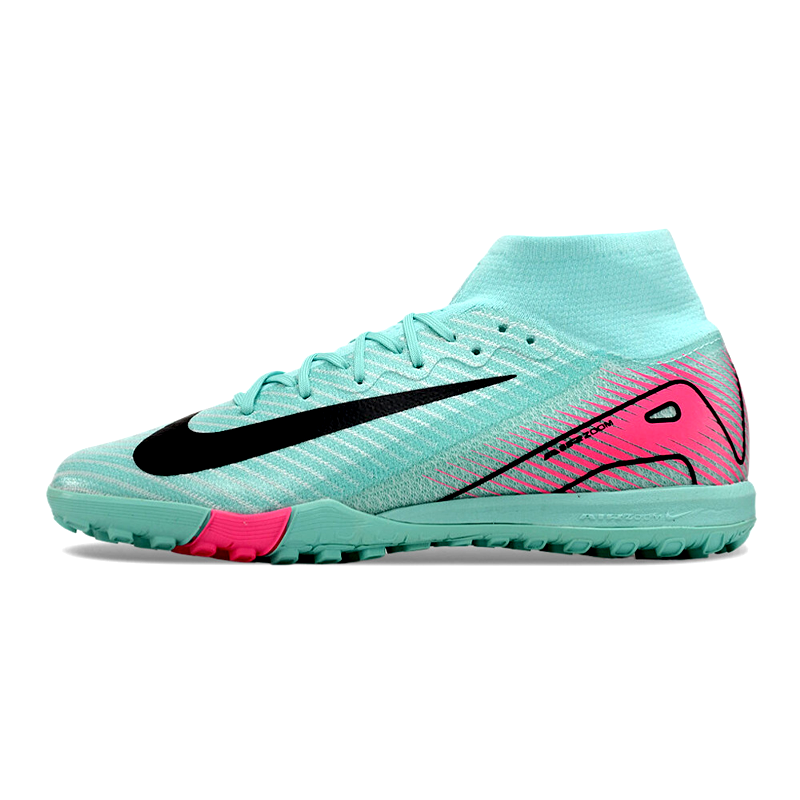 Nike AIR Zoom Mercurial Vapor 16 Elite FG - Azul e Rosa (Botinha)