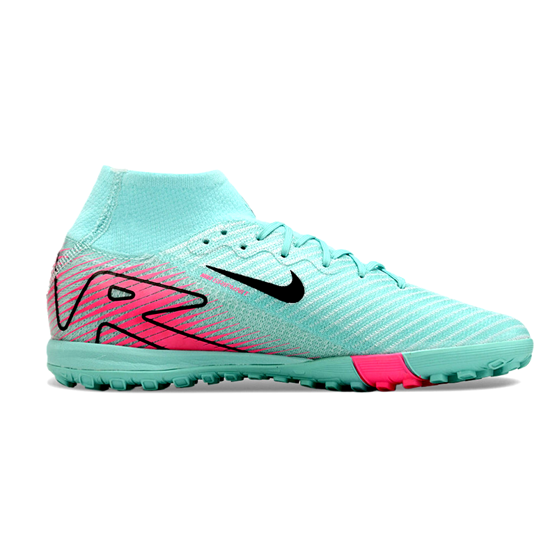 Nike AIR Zoom Mercurial Vapor 16 Elite FG - Azul e Rosa (Botinha)