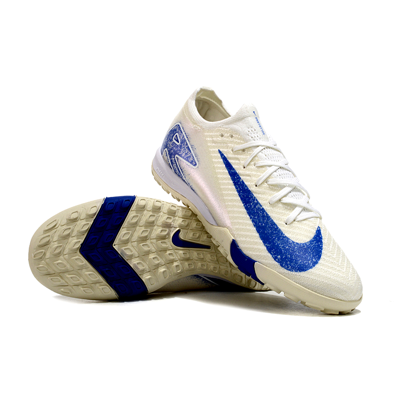 Nike AIR Zoom Mercurial Vapor 16 Elite FG - Creme e Azul