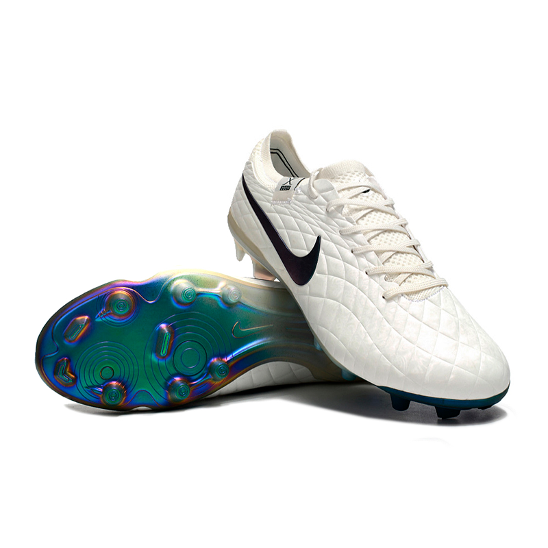 Chuteira Campo Nike Tiempo Legend 10 Elite FG Brano e Esmeralda
