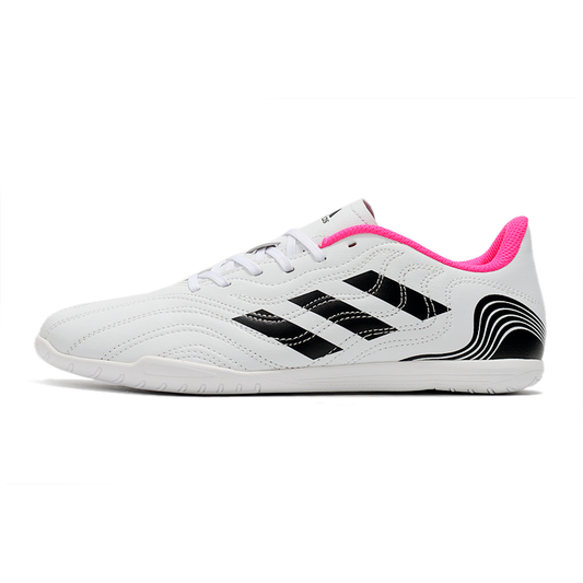 Adidas Copa Sense4 IN - Branco, Preto e Rosa