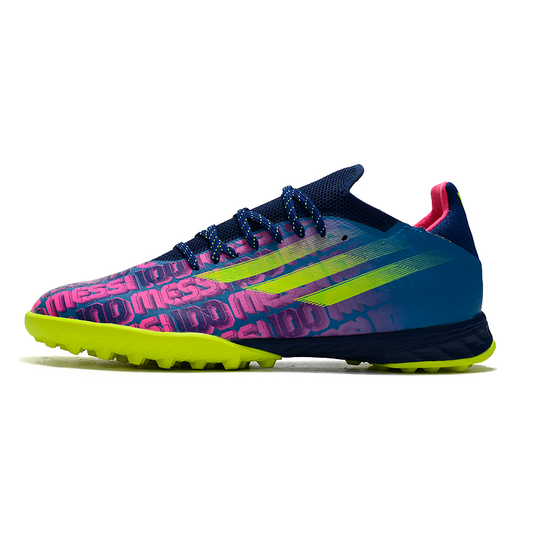 Adidas X Speedflow.1 TF - 100 Messi Azul e Roxo