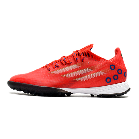 Adidas X Speedflow.1 TF - Vermelho, Azul e Preto
