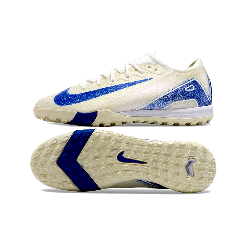 Nike AIR Zoom Mercurial Vapor 16 Elite FG - Creme e Azul