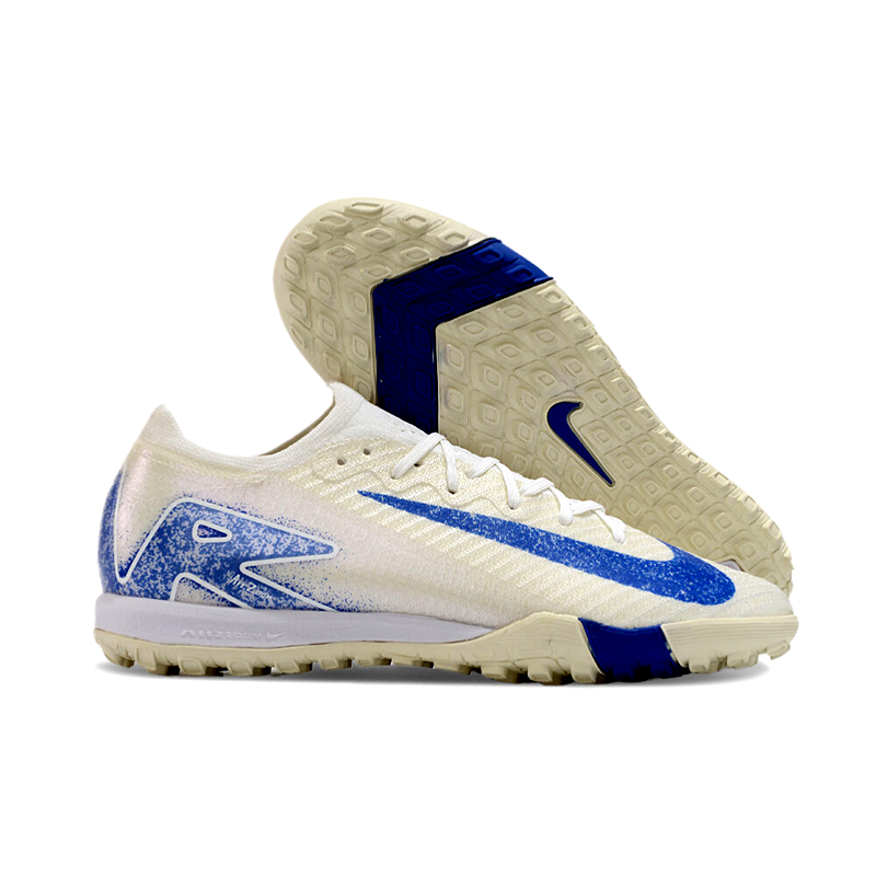 Nike AIR Zoom Mercurial Vapor 16 Elite FG - Creme e Azul