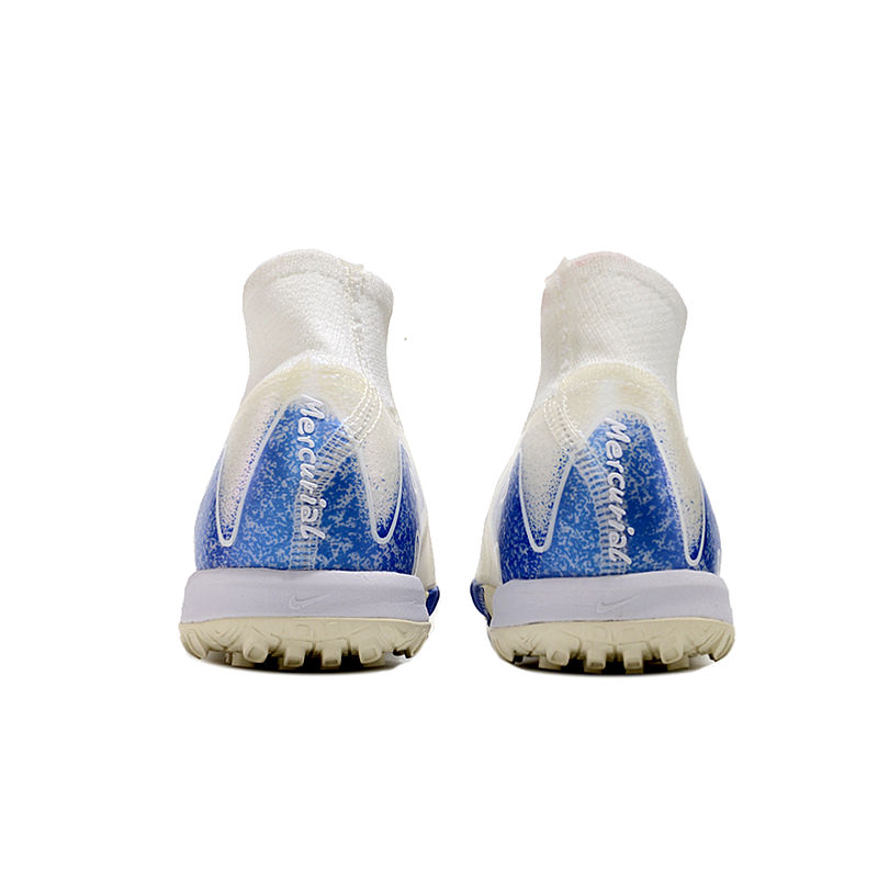 Nike AIR Zoom Mercurial Vapor 16 Elite FG - Creme e Azul (Botinha)