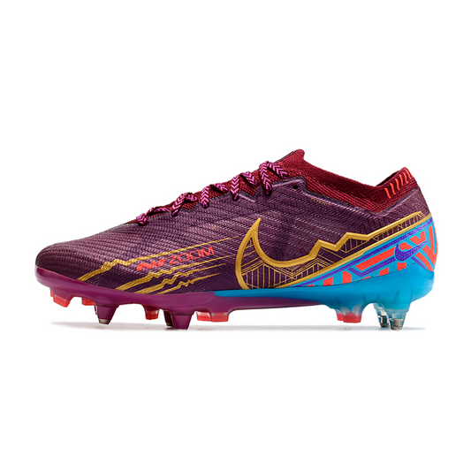 Chuteira Campo Nike Air Zoom Mercurial Vapor 15 Elite Trava Mista Roxa